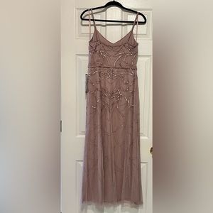 Adrianna Papel size 6 sequined formal gown. New with tags. Beautiful